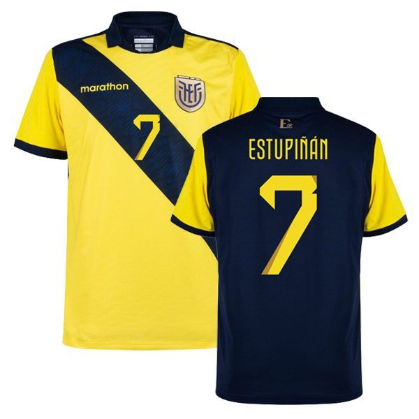 Ecuador 24/25 Home Jersey for Men ESTUPINAN #7