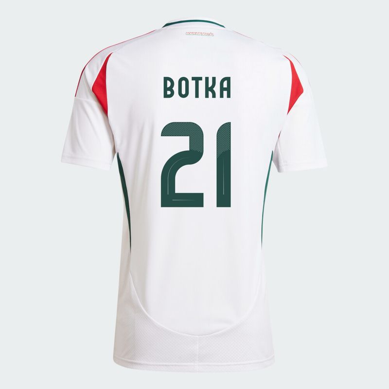 Hungary 24/25 Away White Jersey For Men Botka #21