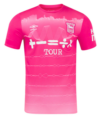 Ipswich Town 24/25 Third Pink Soccer Jersey For Men