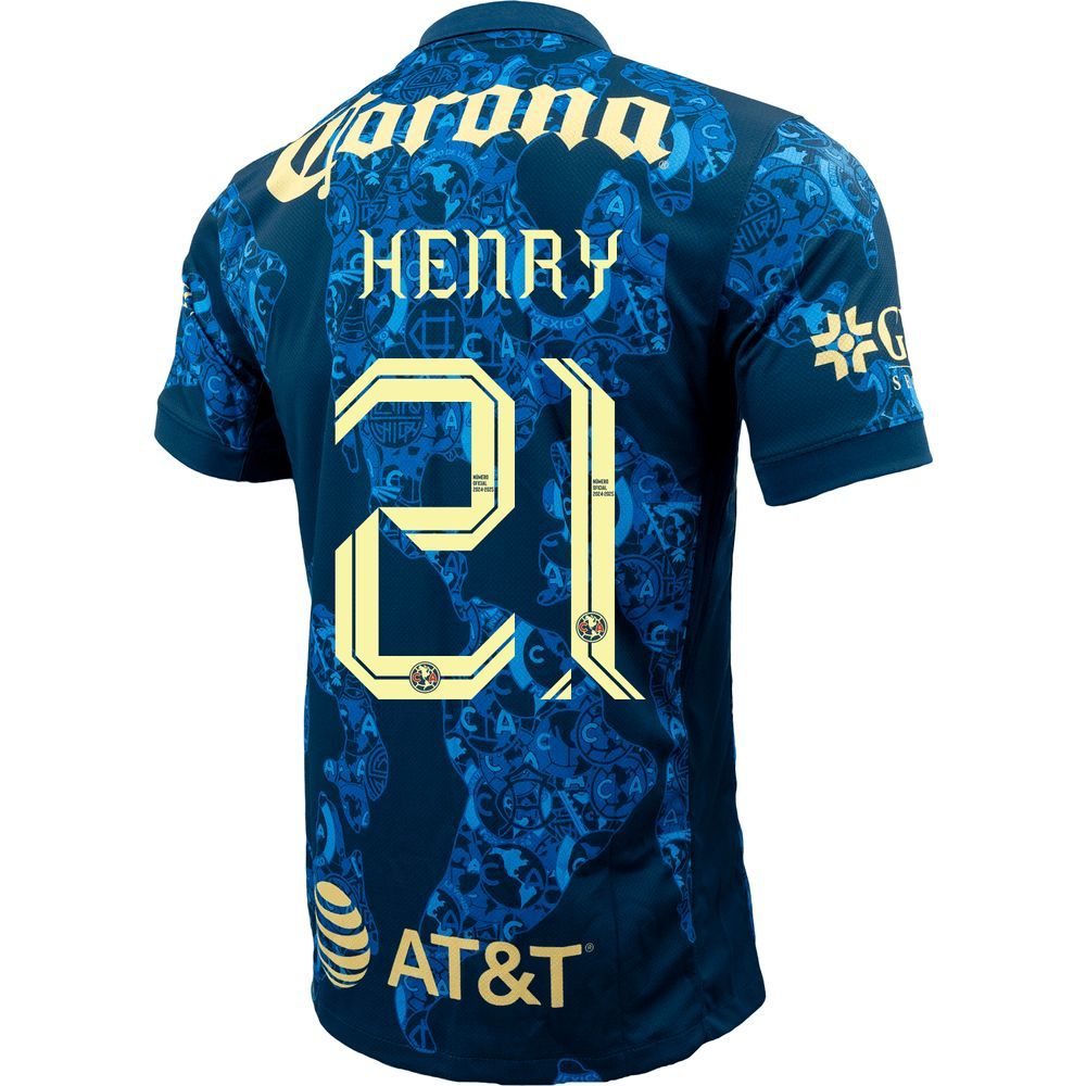 Club America 24/25 AWAY Soccer Jersey For Men Henry #21