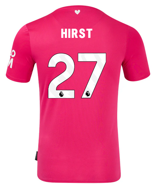 Ipswich Town 24/25 Third Pink Soccer Jersey For Men Hirst #27