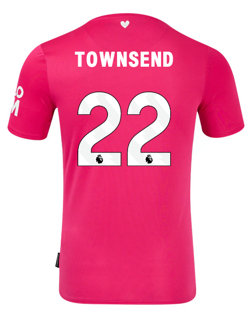 Ipswich Town 24/25 Third Pink Soccer Jersey For Men Townsend #22