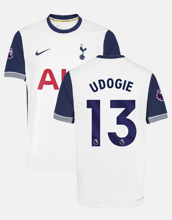 Tottenham Hotspur 24/25 Home Jersey for Men UDOGIE #13