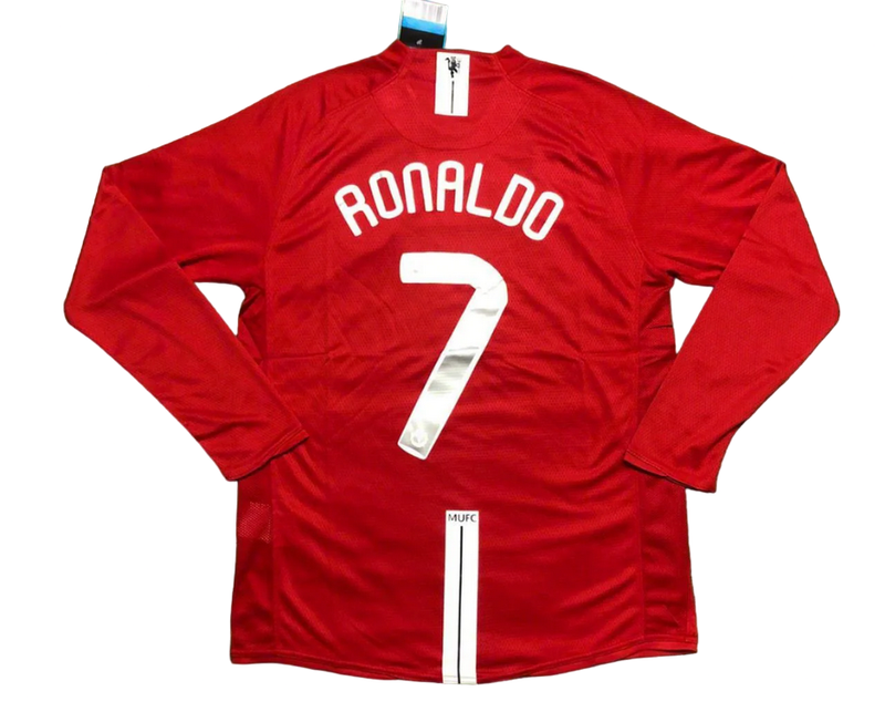 Manchester United Home UCL 2007-08 Final Retro Jersey For Men RONALDO #7