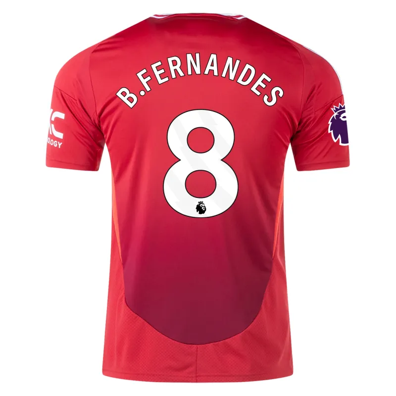 Manchester United 24/25 Home Red Soccer Jersey For Men B. Fernandes #8