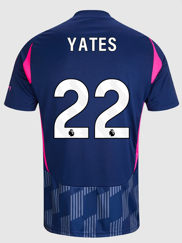 Nottingham Forest F.C. 24/25 Away Jersey For Men Yates #22