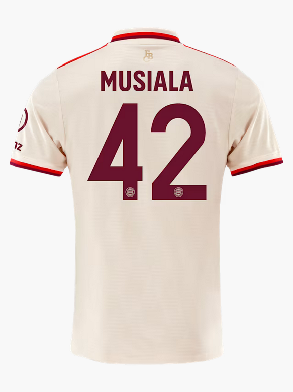 Bayern Munich 24/25 Third UCL Soccer Jersey for Men Musiala #42