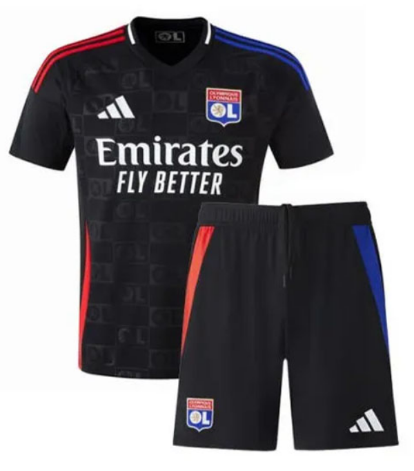 Olympique Lyonnais Away 24/25 Kids Soccer Kit