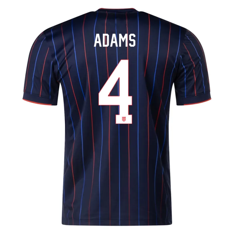 Tyler Adams USMNT 2025 Away Soccer Jersey