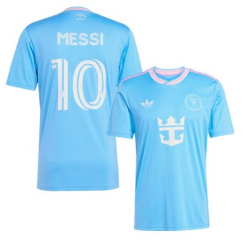 Lionel Messi Inter Miami CF 2025 Third Blue Soccer Jersey