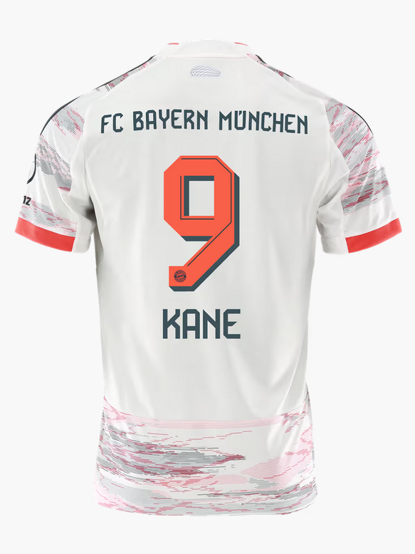 Harry Kane FC Bayern Munich 25/26 Away Soccer Jersey