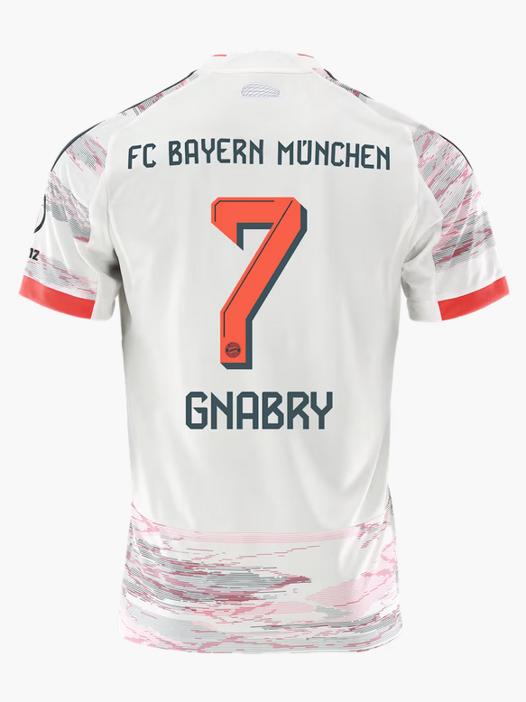 Serge Gnabry FC Bayern Munich 25/26 Away Soccer Jersey