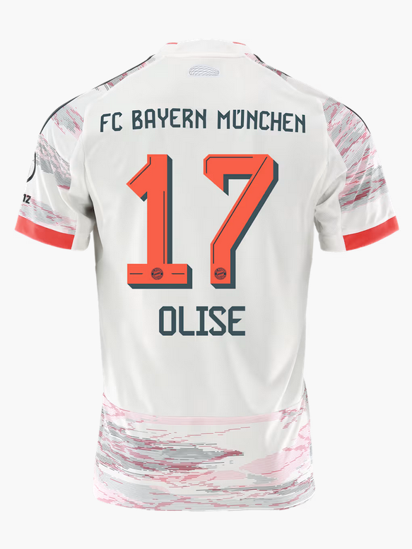 Michael Olise FC Bayern Munich 25/26 Away Soccer Jersey