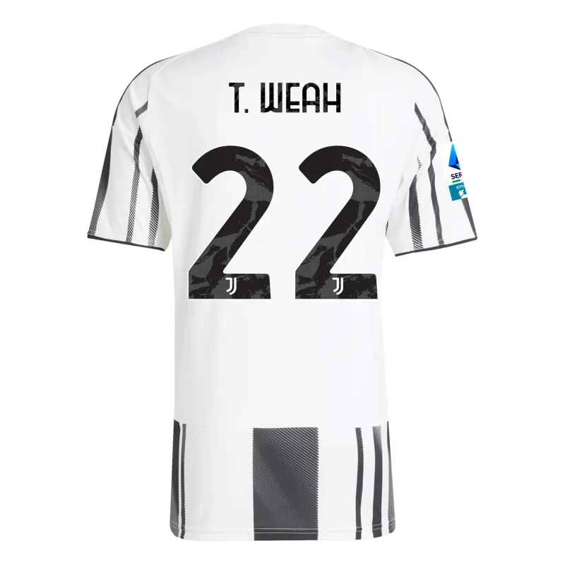 Timothy Weah Juventus FC 25/26 Home Soccer Jersey