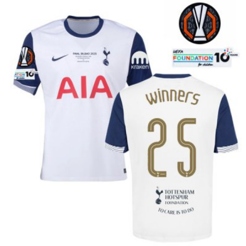 Tottenham Hotspur FC 2025 Home Europa League Winners #25