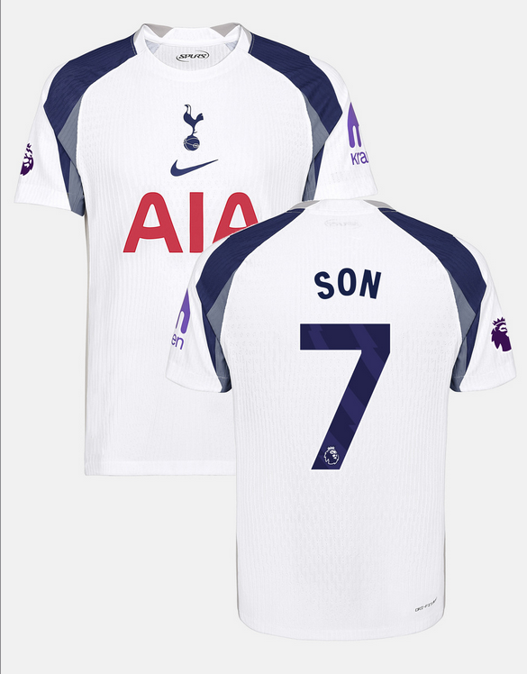 Heung Min Son Tottenham Hotspur FC 25/26 Home Soccer Jersey