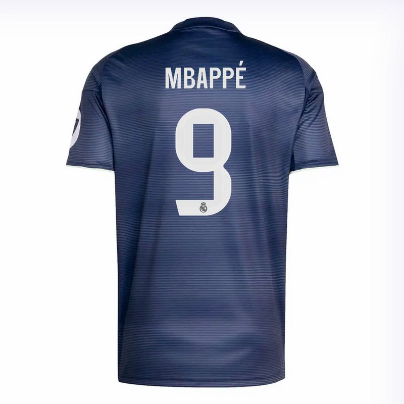 Kylian Mbappé #9 Real Madrid CF 25/26 Away Navy Jersey