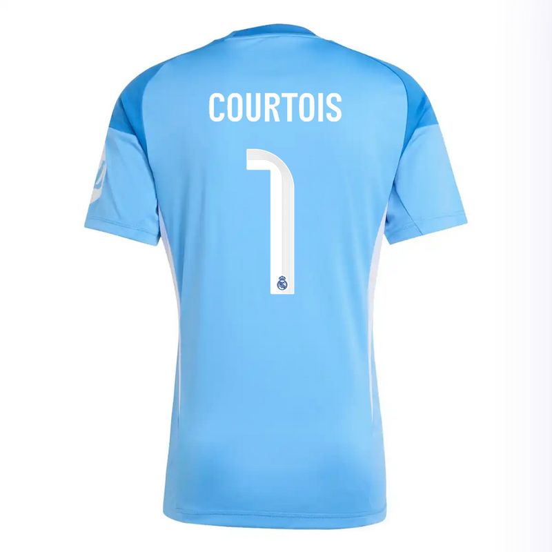 Thibaut Courtois Real Madrid CF 25/26 Home Blue Goalkeeper Jersey