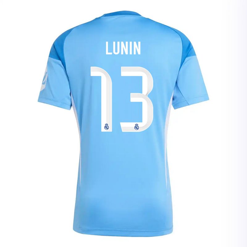 Andriy Lunin Real Madrid CF 25/26 Home Blue Goalkeeper Jersey