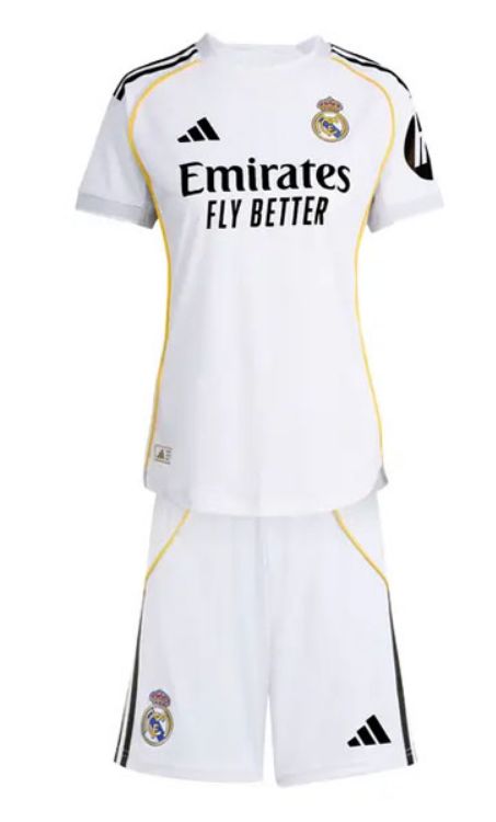 Real Madrid 25/25 Home Kids Kit