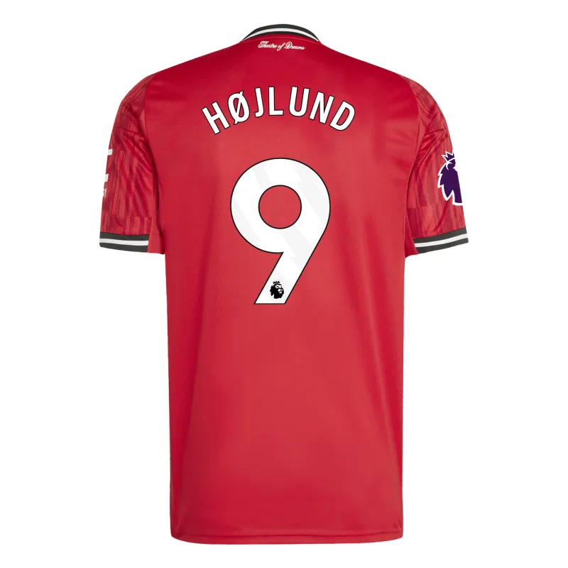 Rasmus Højlund Manchester United FC 25/26 Home Red Jersey
