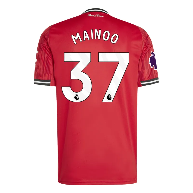 Kobee Mainoo Manchester United FC 25/26 Home Red Jersey