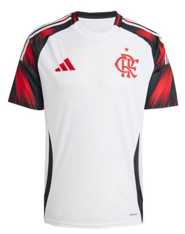 CR Flamengo Away White Soccer Jersey 25/26