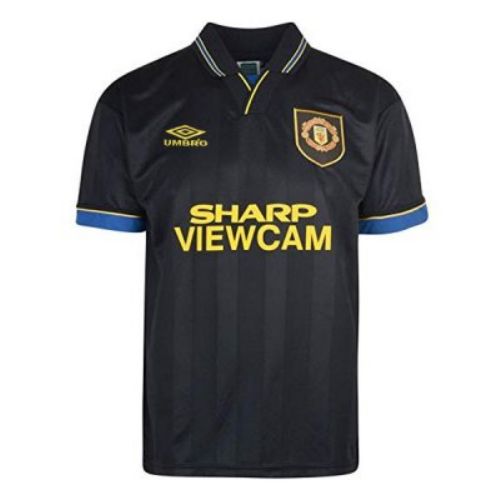 Manchester United 1992/94 Black Retro Away Soccer Jersey