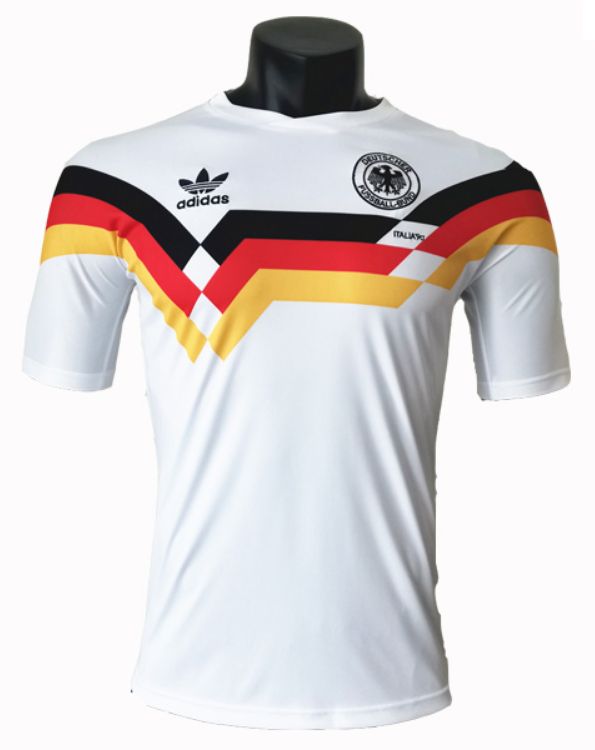West Germany 1990 Home White Retro Jersey