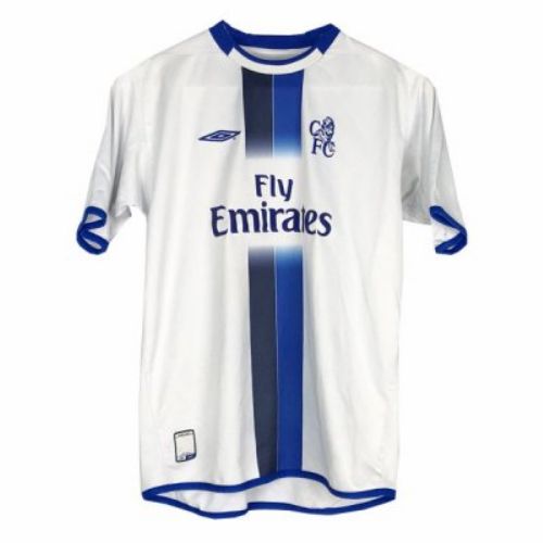 Chelsea 2003/05 Away White Retro Jersey