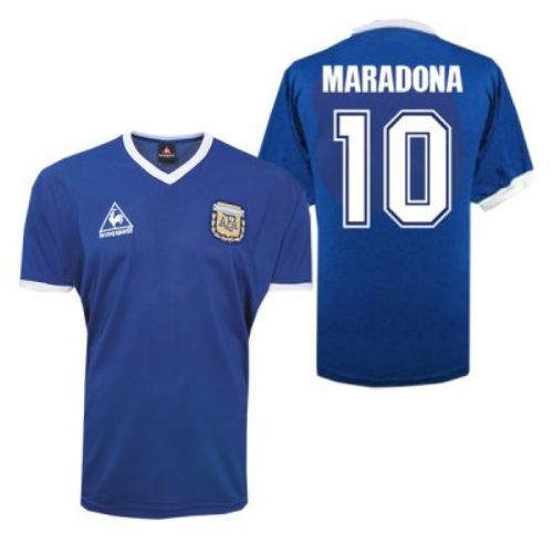 Argentina Away 1986 Maradona 10 Retro Jersey