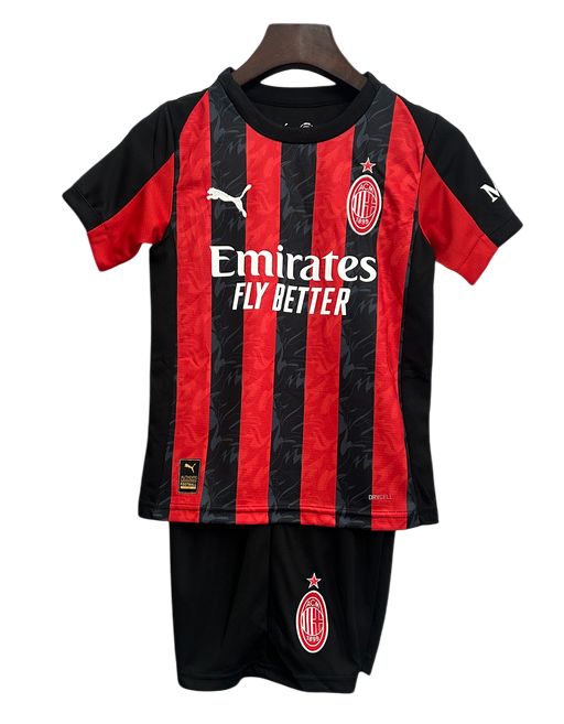 AC Milan 25/26 Home Kids Kit