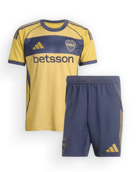 Boca Juniors 25/26 Away Kids Kit