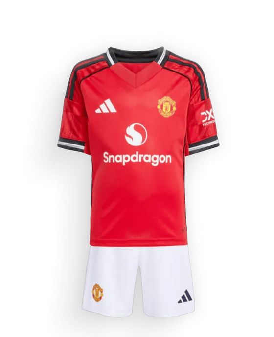 Manchester United 25/26 Home Kids Kit