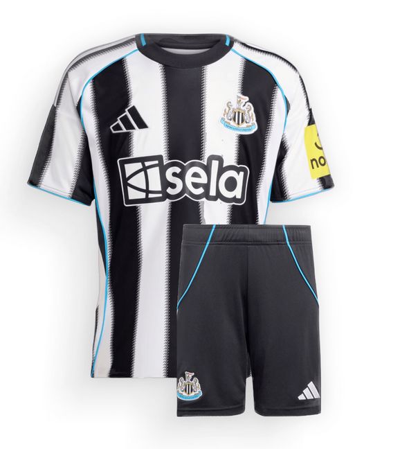 Newcastle United 25/26 Home Kids Kit