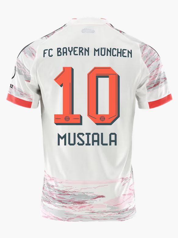 Jamal Musiala FC Bayern Munich 25/26 Away Soccer Jersey