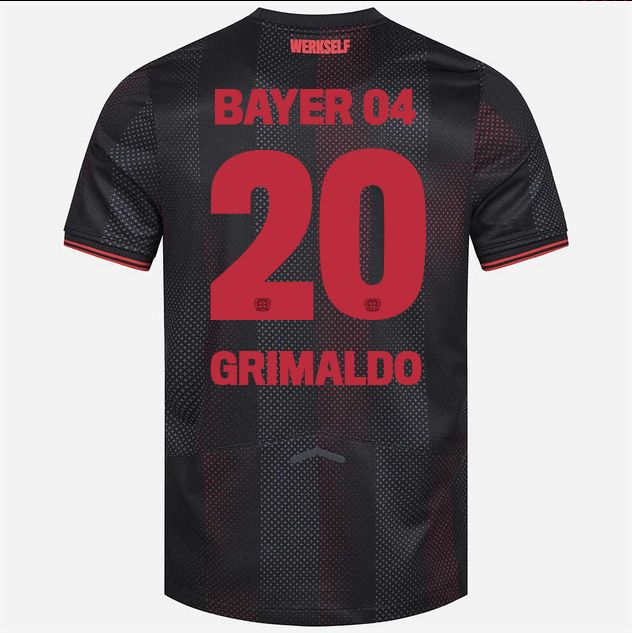 Grimaldo Bayer 04 Leverkusen 25/26 Home Soccer Jersey