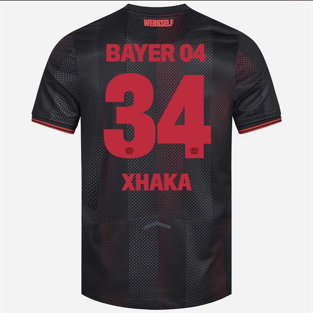 Xhaka Bayer 04 Leverkusen 25/26 Home Soccer Jersey