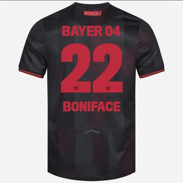 Boniface Bayer 04 Leverkusen 25/26 Home Soccer Jersey