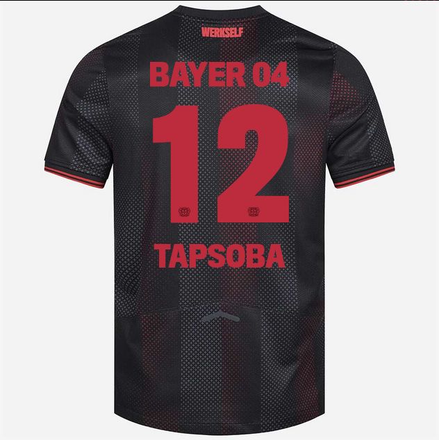 Tapsoba Bayer 04 Leverkusen 25/26 Home Soccer Jersey