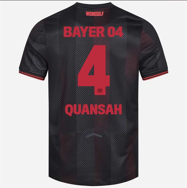 Quansah Bayer 04 Leverkusen 25/26 Home Soccer Jersey