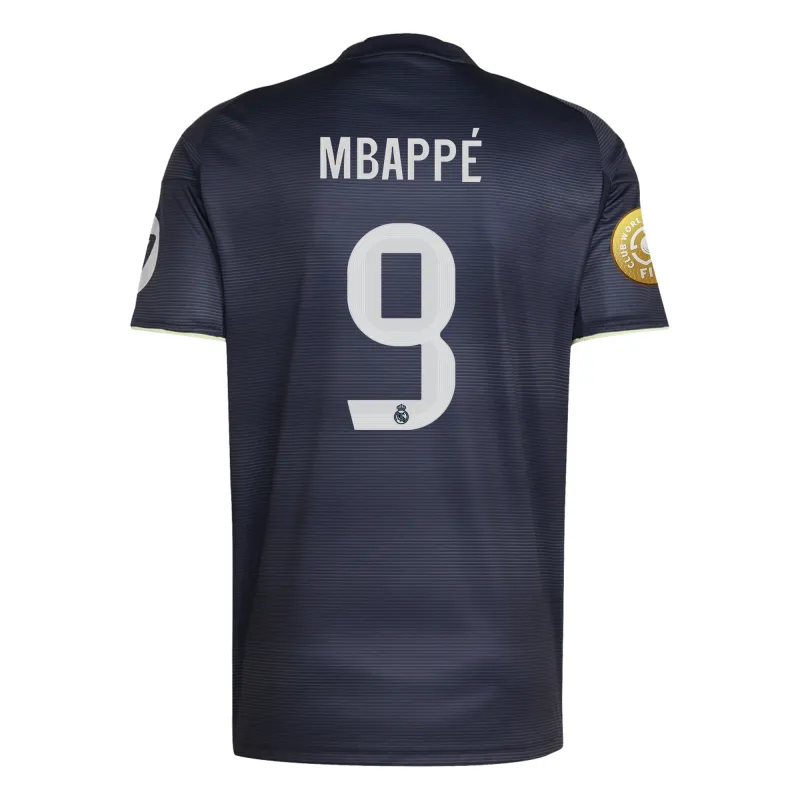 Kylian Mbappe Real Madrid 25/26 Club World Cup Away Soccer Jersey