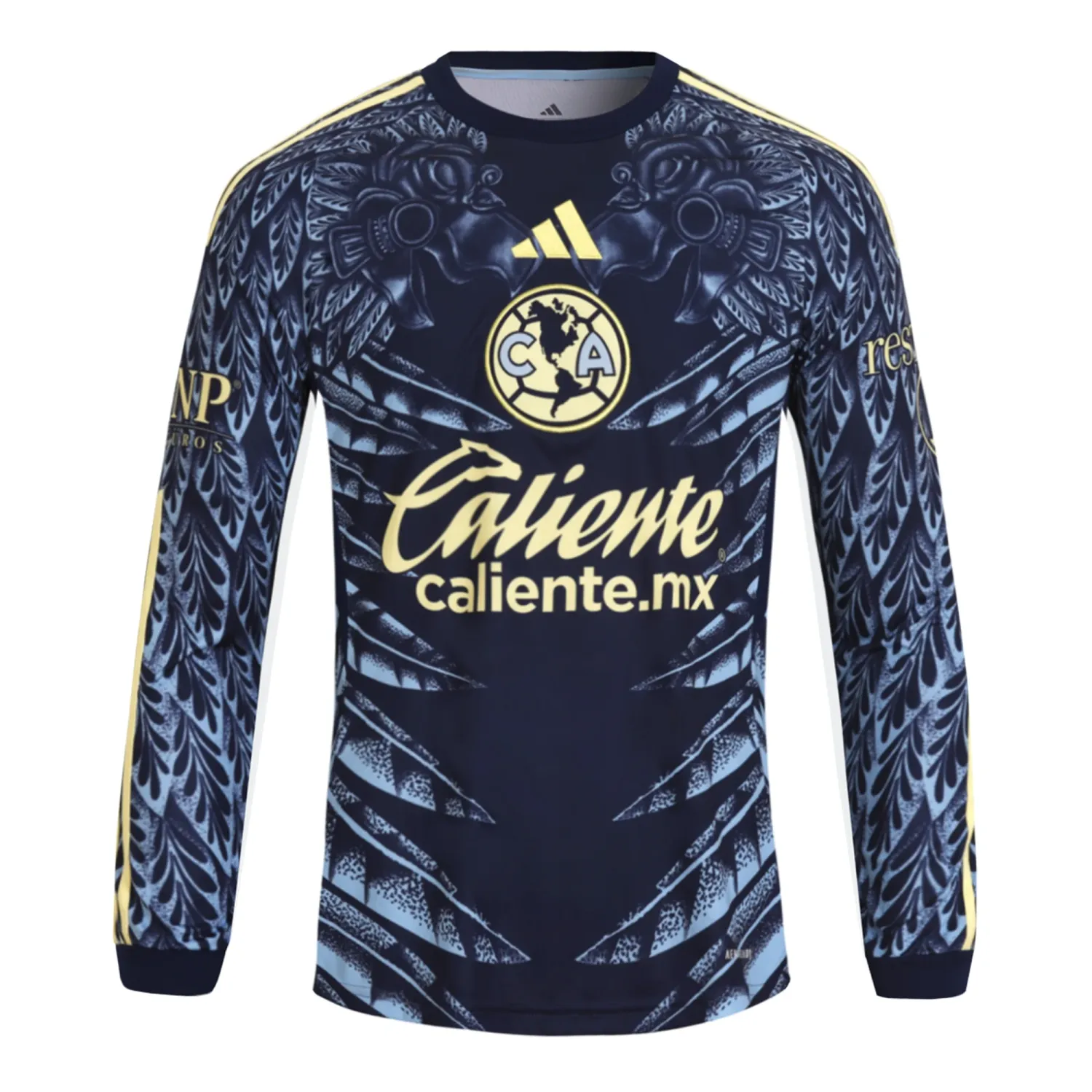 Club América 25/26 Away Blue Jersey Long Sleeve