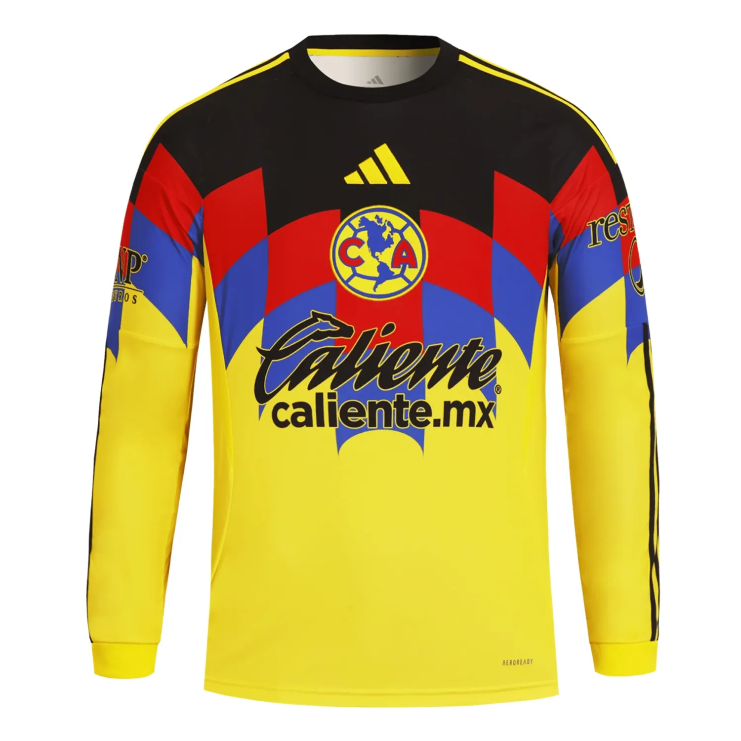 Club América 25/26 Home Yellow Jersey Long Sleeve