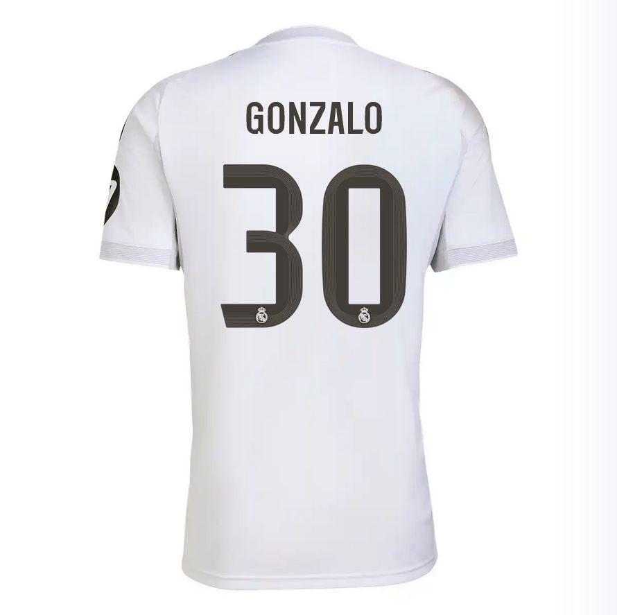 Gonzalo Garcia Real Madrid CF 25/26 Home Jersey