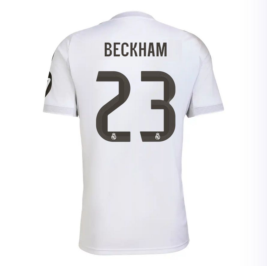 David Beckham Real Madrid CF 25/26 Home Jersey