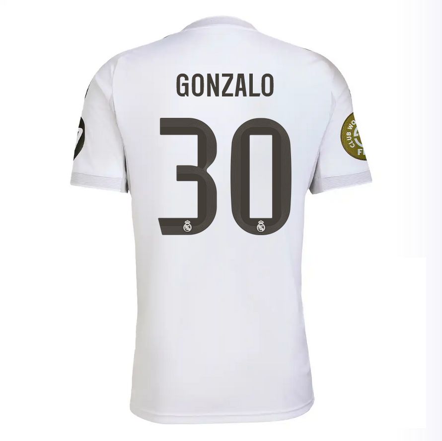 Gonzalo Garcia Real Madrid CF 25/26 Club World Cup Home Jersey