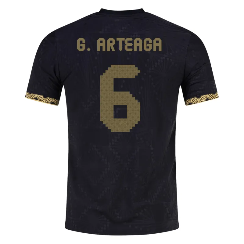 Gerardo Arteaga Mexico Gold Cup 2025 Black & Gold Stadium Jersey