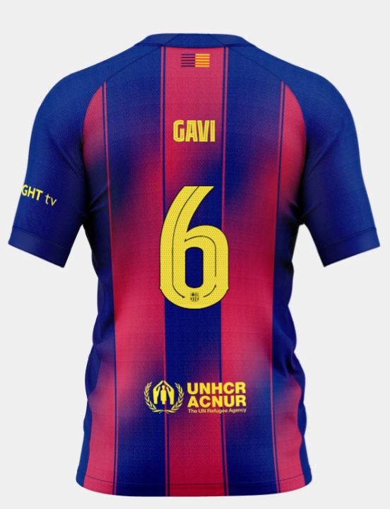 Gavi FC Barcelona 25/26 Home Jersey