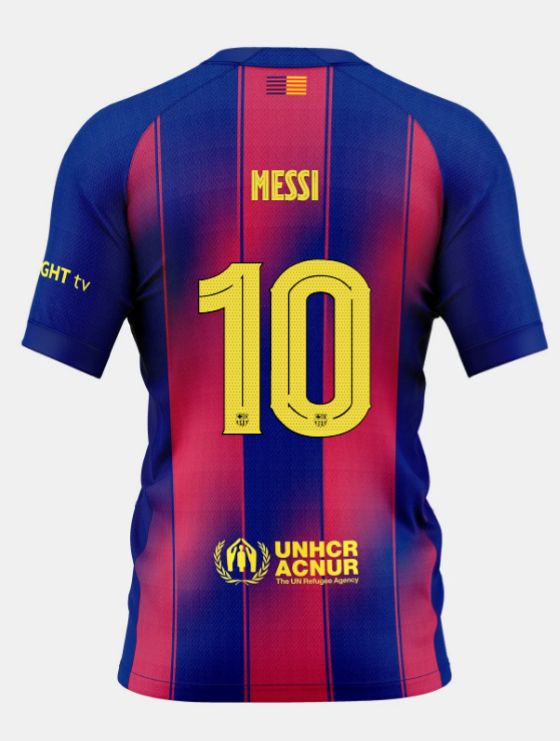 Lionel Messi #10 FC Barcelona 25/26 Home Jersey